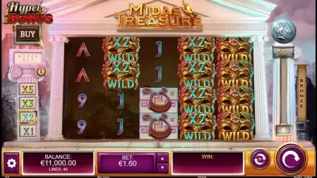 Midas Treasure slot screenshot 1