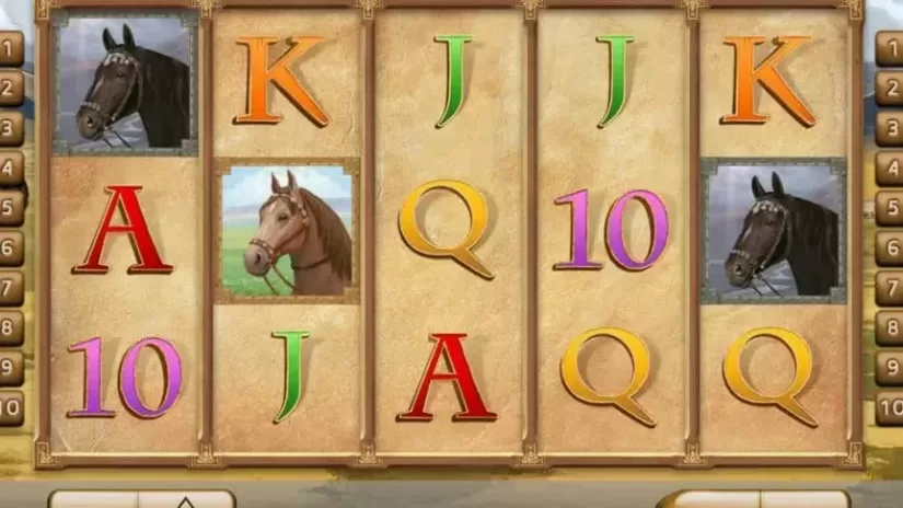 Mongol Treasures slot screenshot 1