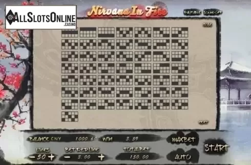 Paylines. Nirvana in Fire from Aiwin Games
