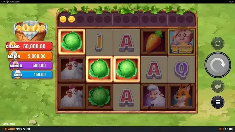 Oink Farm slot screenshot 3