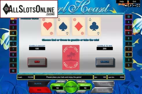Gamble. Pearl Heart from Platin Gaming