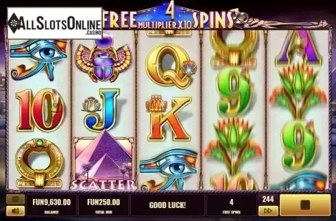 Free Spins Reels. Pharaoh's Empire from Platipus