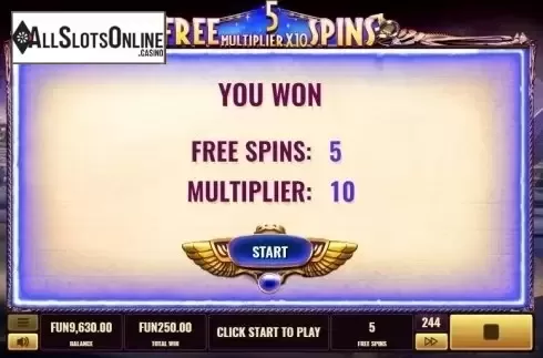 Free Spins. Pharaoh's Empire from Platipus