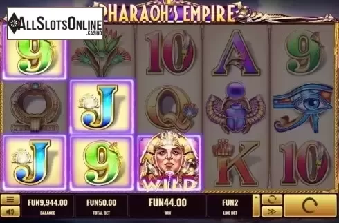 Win Screen. Pharaoh's Empire from Platipus