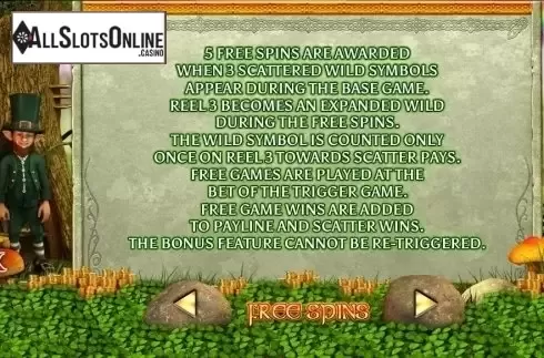 Paytable 3. Pot O'Gold II from TOP TREND GAMING