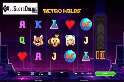 Reel Screen. Retro Wilds from Roxor Gaming