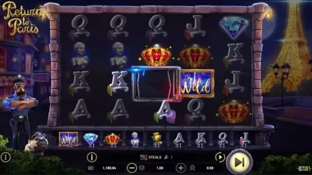 Return to Paris slot screenshot 2