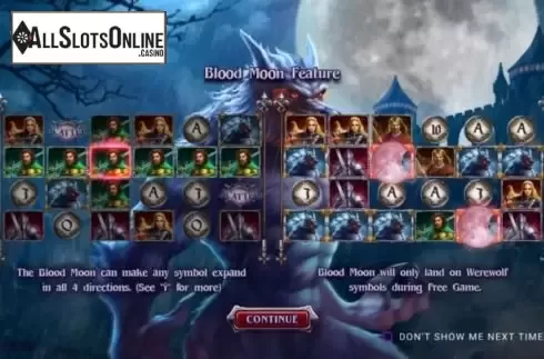 Start screen