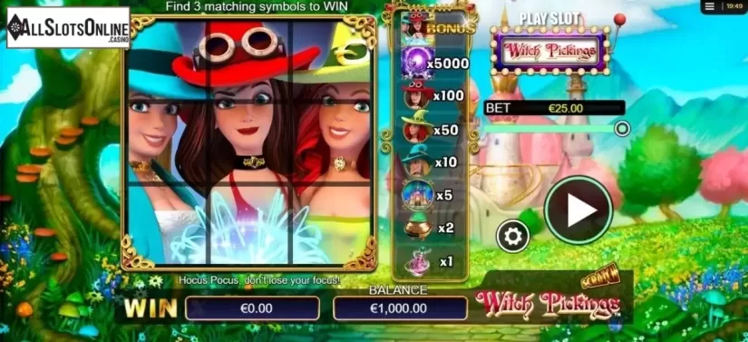 Game Screen 1. Scratch Witch Pickings from NextGen
