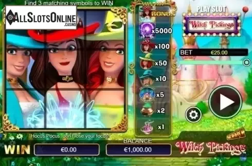 Game Screen 1. Scratch Witch Pickings from NextGen