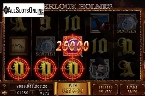 Win Screen. Sherlock Holmes (CQ9Gaming) from CQ9Gaming