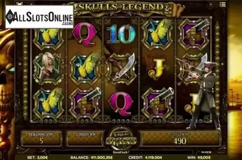 Screen9. Skulls of Legend from iSoftBet