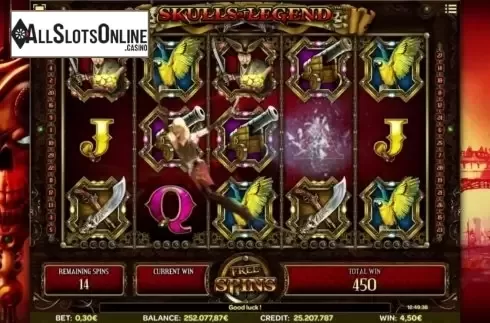 Screen5. Skulls of Legend from iSoftBet
