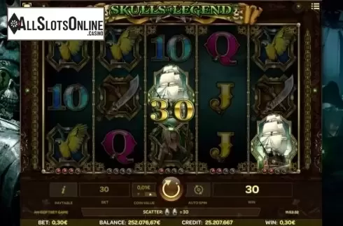 Screen3. Skulls of Legend from iSoftBet