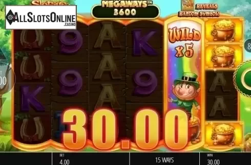 Win Screen 3. Slots O' Gold Megaways from Blueprint