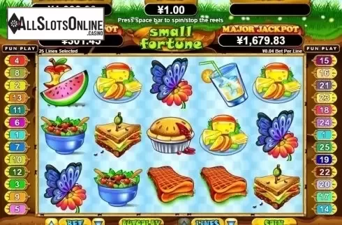 Reel Screen. Small Fortune from RTG