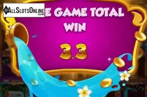 Total Win in Free Spins Screen
