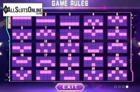 Paylines. Street Dance Show from Dream Tech