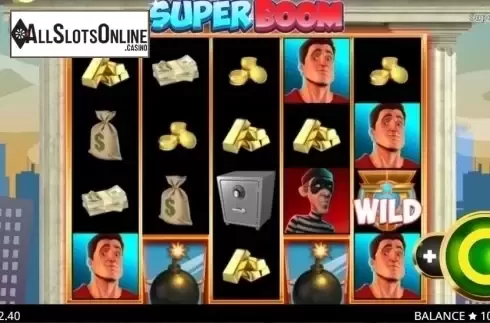 Reel Screen. Super Boom from Booming Games
