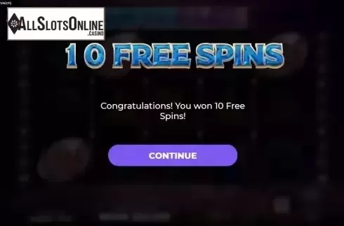 Free Spins screen 2