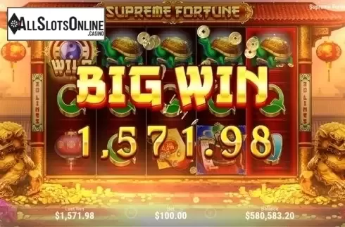 Big Win. Supreme Fortune from Booongo