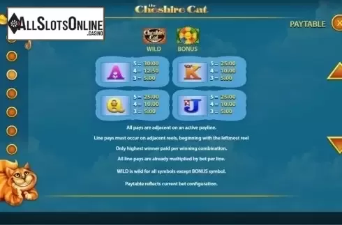 Screen4. The Cheshire Cat from WMS