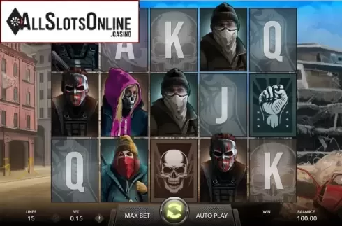 Reel Screen. The Riot from Mascot Gaming