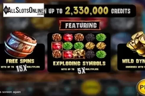 Start Screen. Theres Gold Yonder from Nucleus Gaming