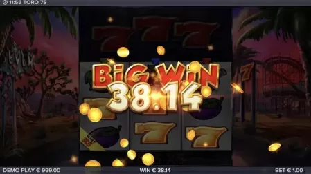 Toro 7s slot screenshot 4