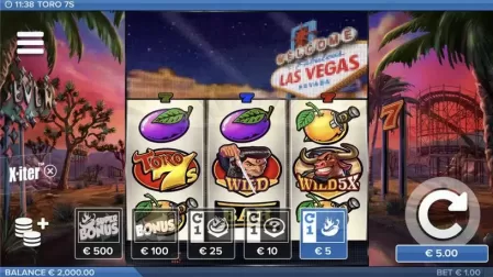 Toro 7s slot screenshot 6