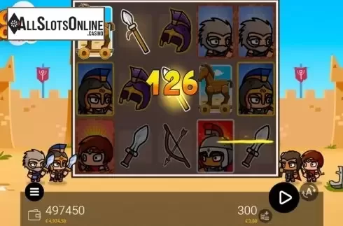 Win Screen 3. Trojan Horse Tiny Heroes from Zeus Play