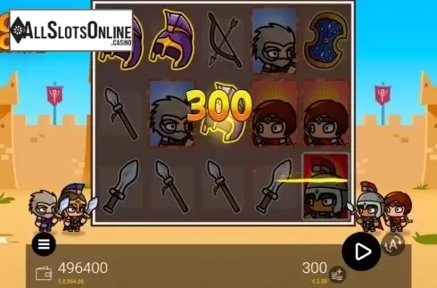 Win Screen 4. Trojan Horse Tiny Heroes from Zeus Play