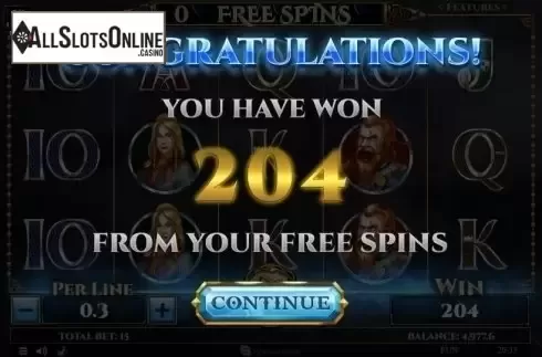 Free Spins. Vikings and Gods 2 from Spinomenal