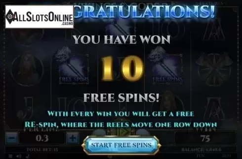 Free Spins. Vikings and Gods 2 from Spinomenal