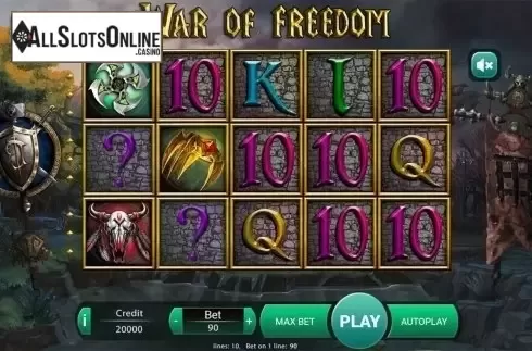 Reels screen . War Of Freedom from X Play