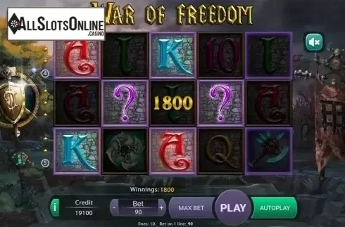 Game workflow 3. War Of Freedom from X Play