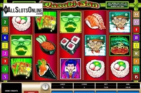 Screen5. Wasabi San from Microgaming