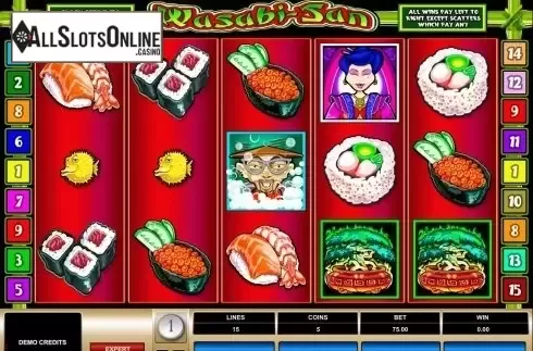 Screen3. Wasabi San from Microgaming