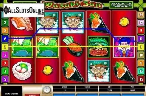 Screen4. Wasabi San from Microgaming