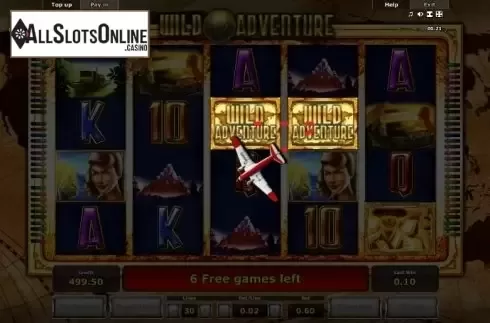 Free Spins Wild  screen 1. Wild Adventure (Green Tube) from Greentube