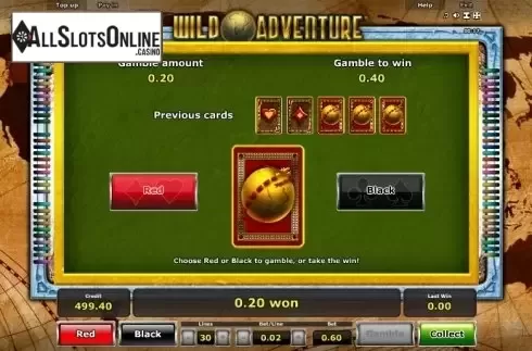 Double Up. Wild Adventure (Green Tube) from Greentube