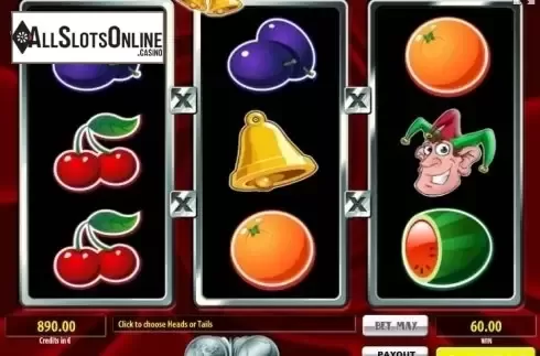 Risk (Double up) game screen. Wild Bells from Tom Horn Gaming