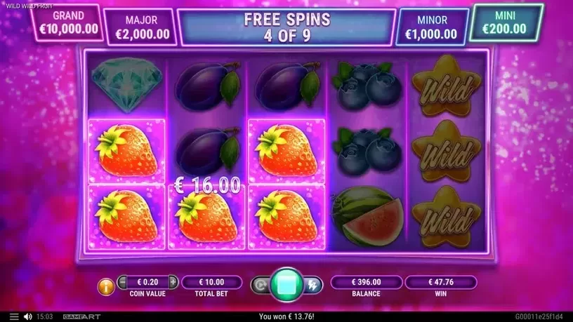 Wild Wild Fruit slot screenshot 7