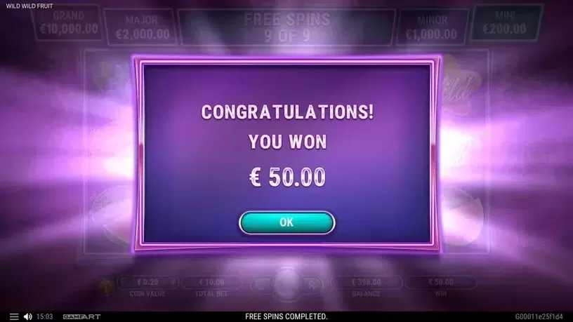 Wild Wild Fruit slot screenshot 8