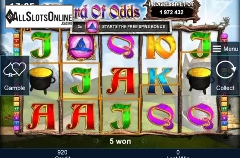 Win. Wizard of Odds from Greentube