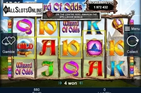 Wild. Wizard of Odds from Greentube
