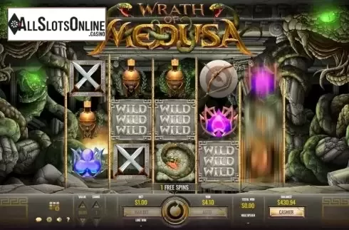 Sticky Wilds. Wrath of Medusa from Rival Gaming