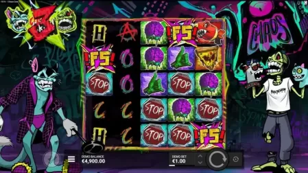 Chaos Crew 3 slot screenshot 2