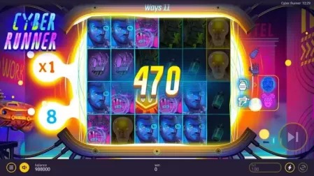 Cyber Runner slot screenshot 5