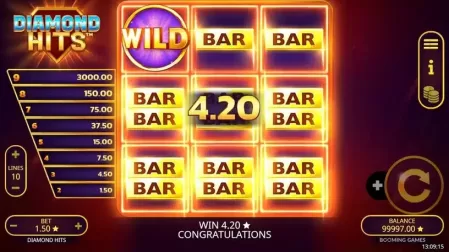 Diamond Hits slot screenshot 1
